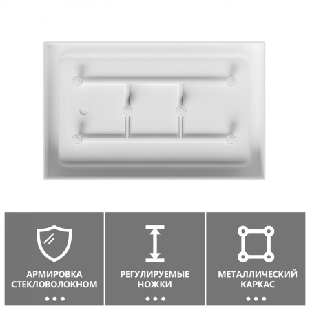 Душевой поддон Abber 140x80 AD3C148