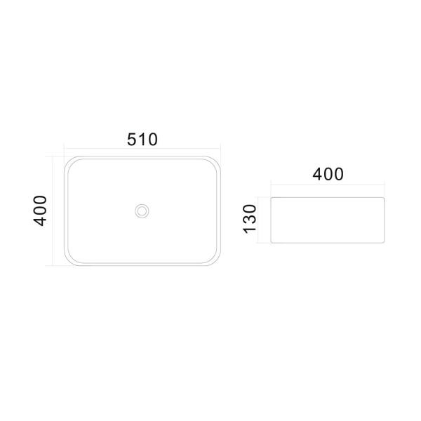 Раковина AM.PM Universal 51 C8FC0X051GWRE