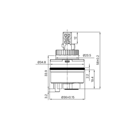Картридж для смесителя Iddis 999C35D1SM-P