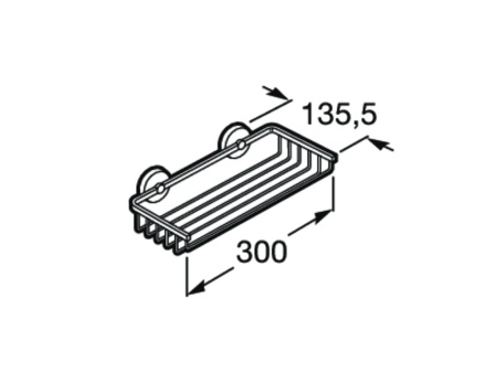 Полка для ванной Roca Twin 816714001