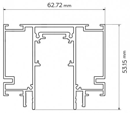 Трек встраиваемый Ambrella Light GL GL3251