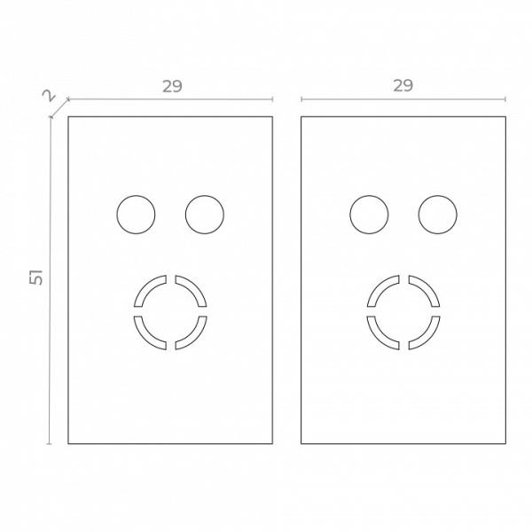 Заглушка для трека ST-Luce Skyflat ST068.409.13