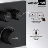 Смеситель для ванны WasserKRAFT Elbe 7448 Thermo черный