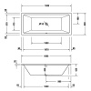 Акриловая ванна Duravit D.1 180х80 700492000000000