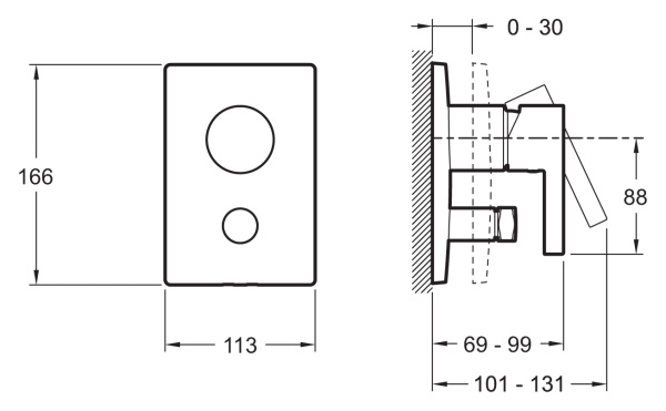 Смеситель Jacob Delafon Stillness E98723-CP
