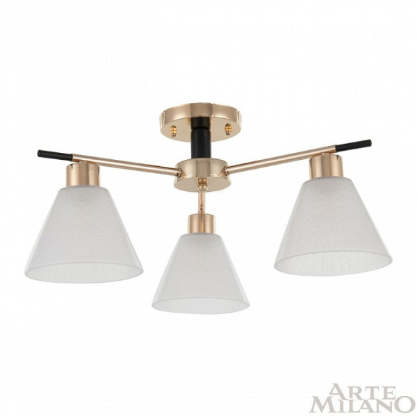 Потолочная люстра Arte Milano Napoli-322119 322119/3 FG+BK