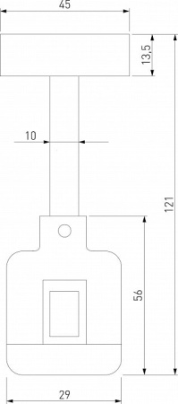 Основание на штанге Elektrostandard Esthetic Magnetic a065437