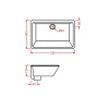 Раковина Artceram Washbasins GEL001 01 00