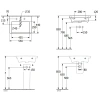 Раковина 55x44 см Villeroy & Boch Subway 3.0 4A70F401