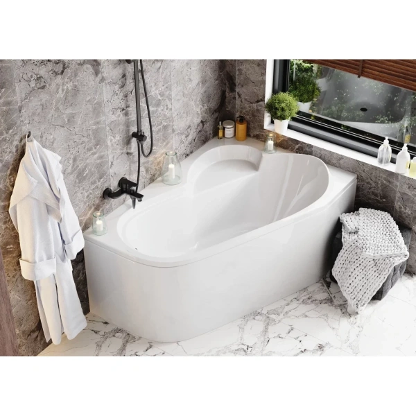 Акриловая ванна 147x100 см R Vagnerplast Selena VPBA141SEL3PE-04