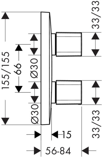 Переключатель потоков hansgrohe PuraVida iControl 15777000