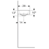 Раковина 38x28 см Geberit iCon 124736000