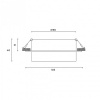 Встраиваемый светильник Hesby Lighting Nimbus HSBL_0128