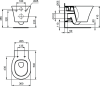 Подвесной унитаз Ideal Standard Connect Air E005401