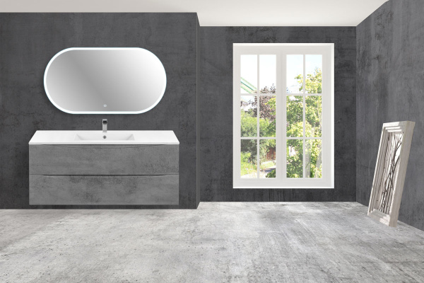 Тумба под раковину Vincea Mia 120 см VMC-2MC120BT серый