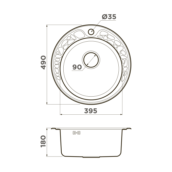 Кухонная мойка Omoikiri Tovada 49-IN нержавеющая сталь/нержавеющая сталь 4993006