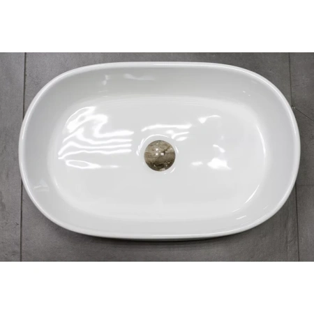 Раковина-чаша CeramaLux 9025-1 56x35 см, накладная, белый