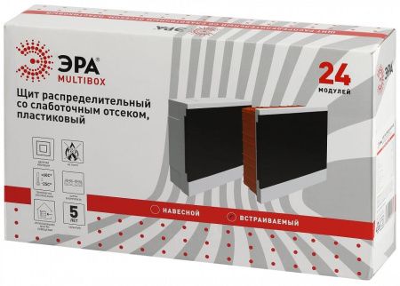 Электрический щиток встраиваемый Эра  bs-24f