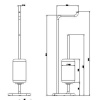 Стойка Gessi Goccia 38068#031
