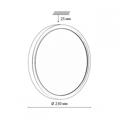 Накладной светильник Sonex Omega White 7661/18L
