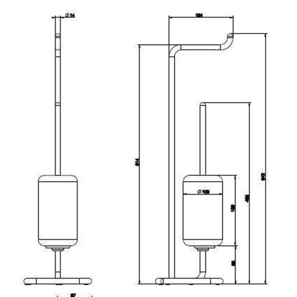 Стойка Gessi Goccia 38068#031