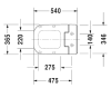 Крышка-биде для унитаза Duravit SensoWash Slim 611300002000300