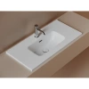 Раковина Ceramicanova Compact CN7026 81x39,5 см, накладная, белый