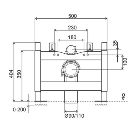 Инсталляция для унитаза OLI 74/Quadra 714001