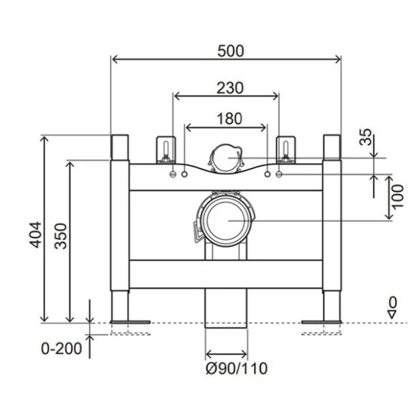 Инсталляция для унитаза OLI 74/Quadra 714001