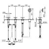 Смеситель для ванны Fantini Icona Classic 53 02 R067