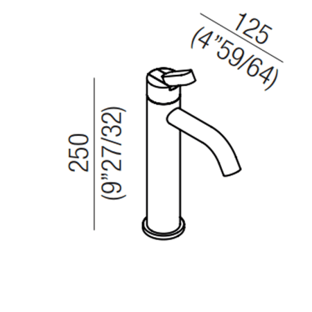 Смеситель для раковины Agape Square ARUB1084A