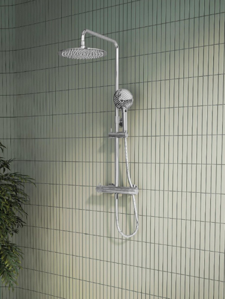 Душевая система Vitra AquaHeat A47201EXP хром