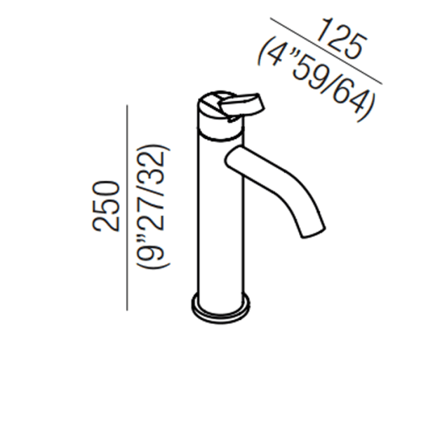 Смеситель для раковины Agape Square ARUB1084A