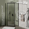 Душевой уголок WasserKRAFT Wiese 84P38 черный
