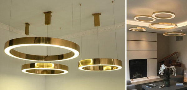 Подвесной светильник Imperiumloft Light Ring Horizontal 40.1454-50