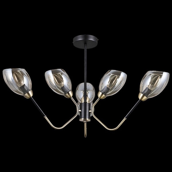 Люстра на штанге ILLUMICO IL9960-6CSQ-79 BK AB