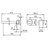 Смеситель для раковины Fantini Mare 51 02 V011B