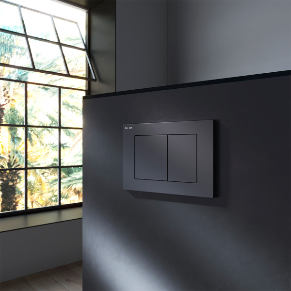 Клавиша смыва AM.PM PrimeFit S I090238 черный матовый