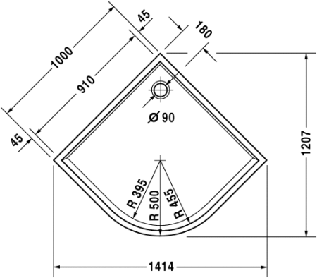 Душевой поддон Duravit Starck 720030000000001