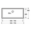 Раковина KERASAN Lavabi arredo 50 0229bi