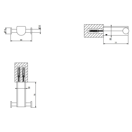 Крючок Gessi Rilievo 59522#031