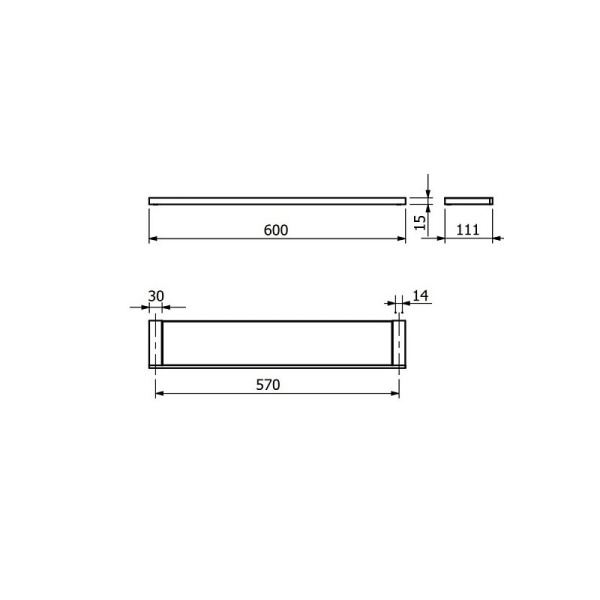 Полочка Kludi Vela C 3197305