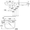 Раковина 64,9x51,4 см Grohe Euro Ceramic 3932300H