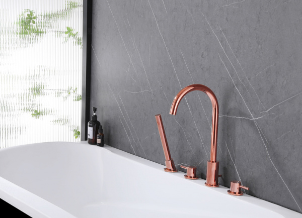 Смеситель для душа Abber Wasser Kreis AF8113RG золото