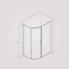 Душевой уголок AM.PM Like 120x80 W83UG-302U120MT