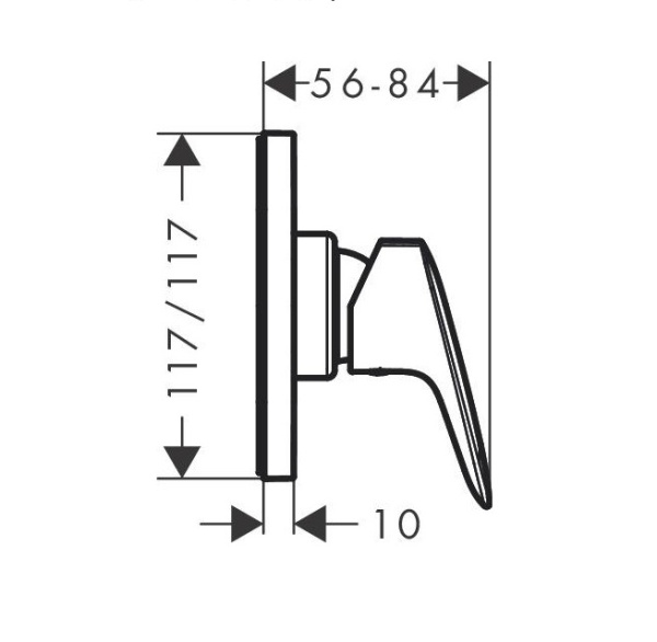 Смеситель для душа hansgrohe Logis E 71604000