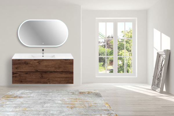 Тумба под раковину Vincea Mia 120 см VMC-2MC120RW темное дерево