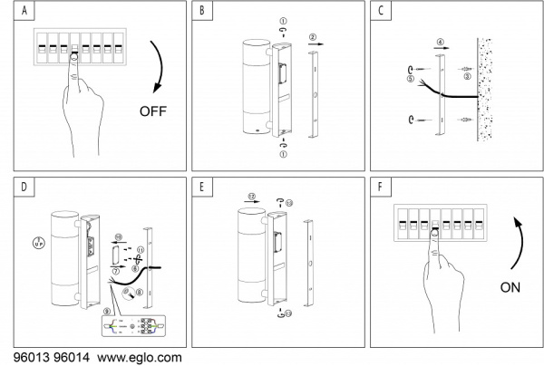 Светильник на штанге Eglo Robledo 96013