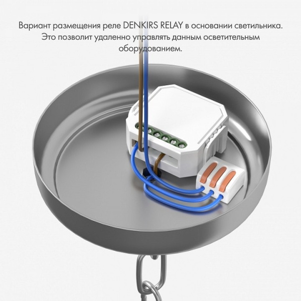 Контроллер-диммер Wi-Fi для смартфонов и планшетов Denkirs Relay RL1003-DM/1