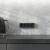 Розетка четверная с заземлением и со шторками Werkel Gallant W5072258